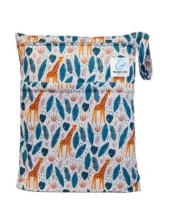 Sac à Couches Lavables Imperméable 2 Poches - Zoé La Girafe
