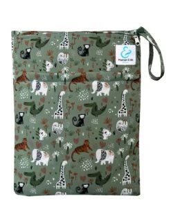 Sac à Couches Lavables Imperméable - Jungle