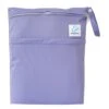 Sac Imperméable Pour Couches Lavables 2 Poches Anse à Pression - Mauve