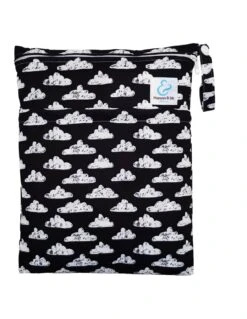 Sac Imperméable Pour Couches Lavables 2 Poches - Clouds