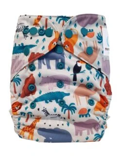 Savane - Te2 Couche Lavable évolutive à Double Gousset