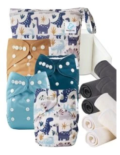 Start And Go TE1 Bambou - Kit 4 Couches Lavables TE1 + Booster + Sac Imperméable + Voiles - Astor