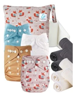 Start And Go TE1 Bambou - Kit 4 Couches Lavables TE1 + Accessoires - Balthazar
