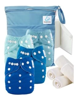 Start And Go TE1 - Kit 4 Couches Lavables TE1 - Blueberry