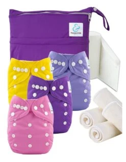 Start And Go TE1 - Kit 4 Couches Lavables TE1 - BubbleGum