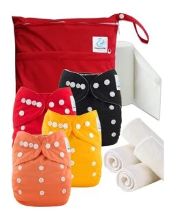 Start And Go TE1 - Kit 4 Couches Lavables TE1 - Flamme