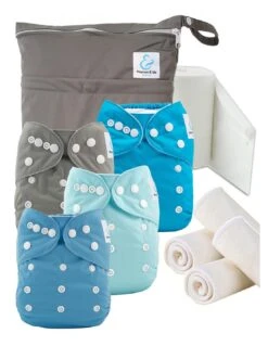 Start And Go TE1 - Kit 4 Couches Lavables TE1 - Grisouille