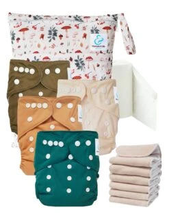 Start And Go TE1 Sensitive - Kit 4 Couches Lavables TE1 - Automne