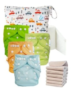 Start And Go TE1 Sensitive - Kit 4 Couches Lavables TE1 - Cars