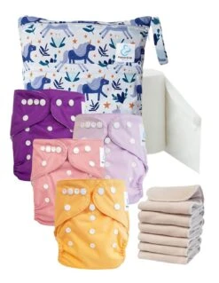 Start And Go TE1 Sensitive - Kit 4 Couches Lavables TE1 - Licorne