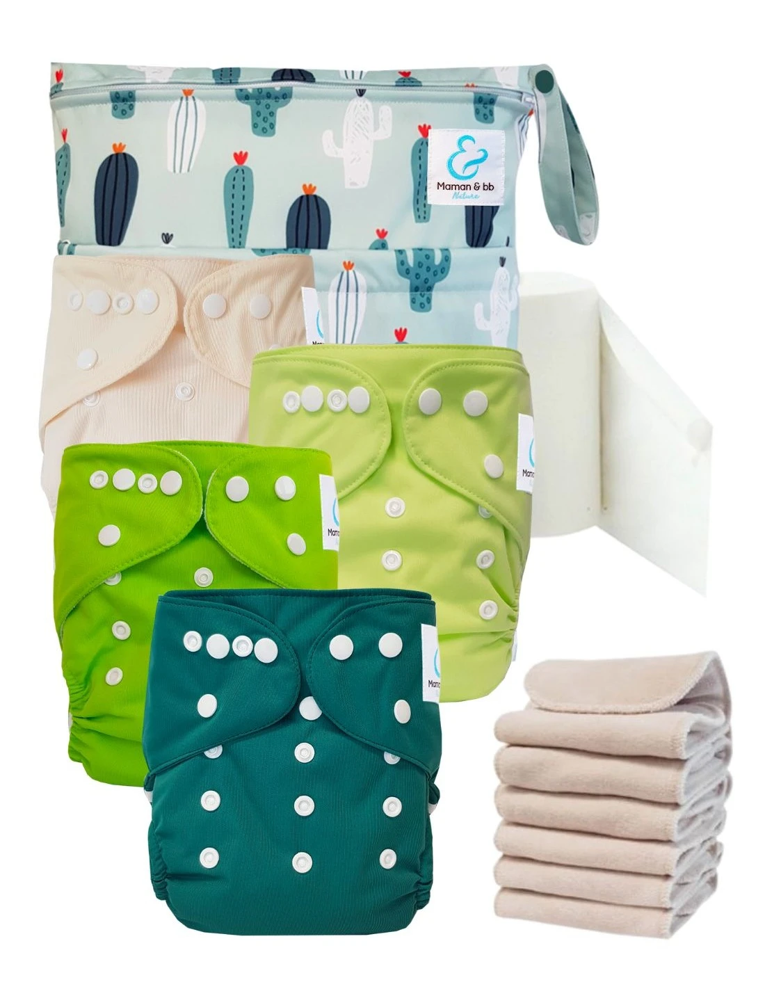 Start And Go TE1 Sensitive - Kit 4 Couches Lavables TE1 - Arizona 1 Start And Go TE1 Sensitive - Kit 4 Couches Lavables TE1 - Arizona