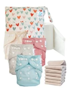 Start And Go TE1 Sensitive - Kit 4 Couches Lavables TE1 - Love