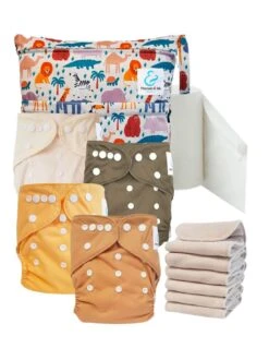 Start And Go TE1 Sensitive - Kit 4 Couches Lavables TE1 - Savane