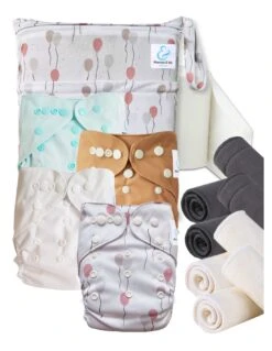 Start And Go TE2 Bambou - Kit 4 Couches Lavables TE2 - Balloon