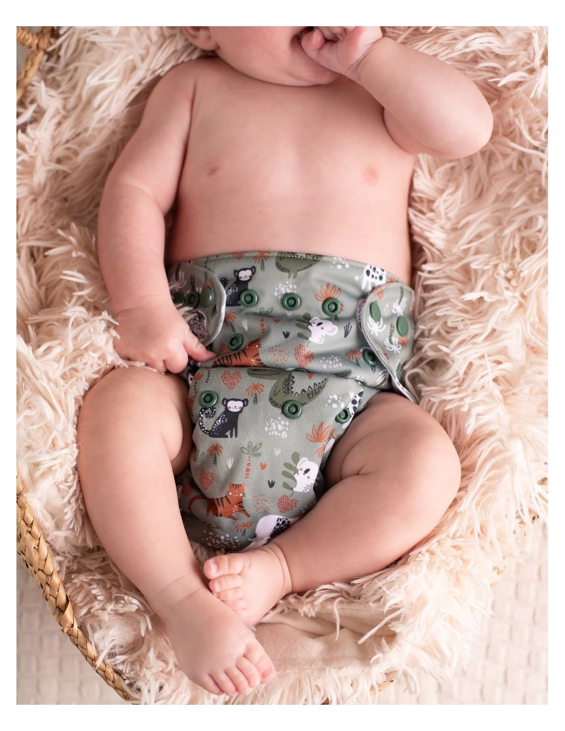 Start And Go TE2 Bambou - Kit 4 Couches Lavables TE2 - Jungle 2 Start And Go TE2 Bambou - Kit 4 Couches Lavables TE2 - Jungle – Image 2