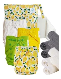 Start And Go TE2 Bambou - Kit 4 Couches Lavables TE2 - Lemon
