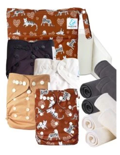 Start And Go TE2 Bambou - Kit 4 Couches Lavables TE2 - Titou