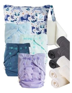 Start And Go TE2 Bambou - Kit 4 Couches Lavables TE2 - Lina