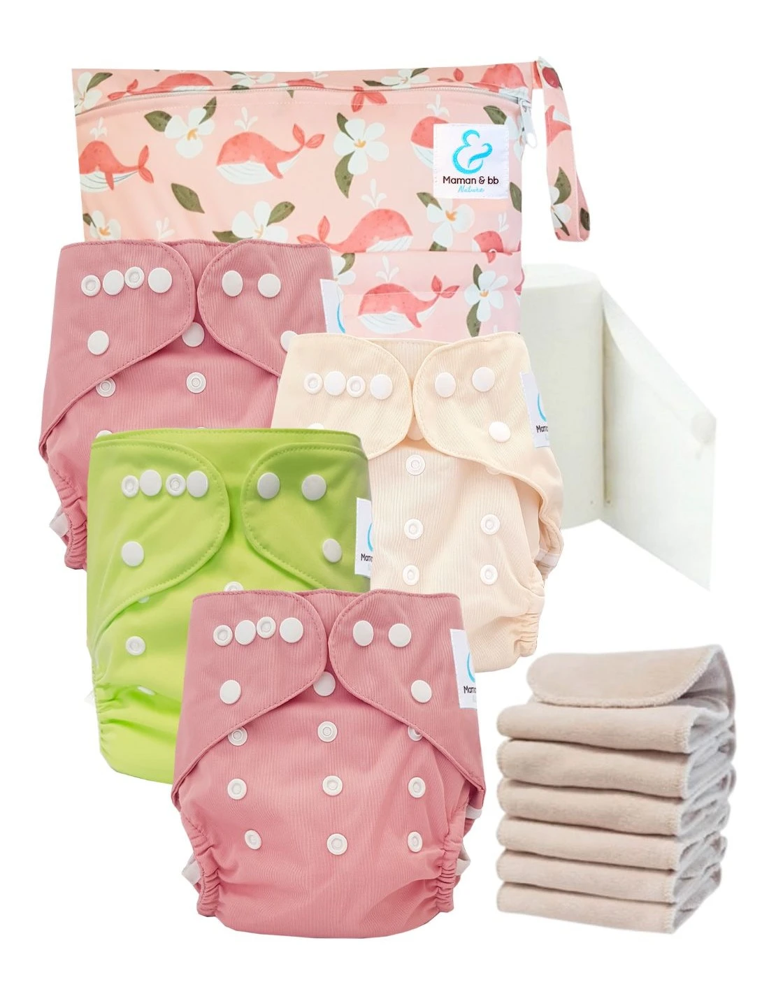 Start And Go TE2 Sensitive - Kit 4 Couches Lavables TE2 - Maiwenn 1 Start And Go TE2 Sensitive - Kit 4 Couches Lavables TE2 - Maiwenn