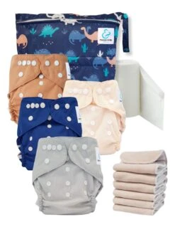 Start And Go TE2 Sensitive - Kit 4 Couches Lavables TE2 - Cobalt