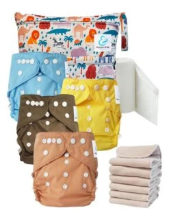 Start And Go TE2 Sensitive - Kit 4 Couches Lavables TE2 - Savane