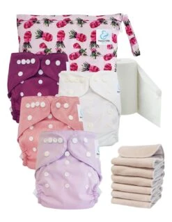 Start And Go TE2 Sensitive - Kit 4 Couches Lavables TE2 - Pineapple