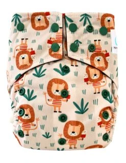 Aaron Le Lion - Couche Lavable TE1 Intégrale En Bambou