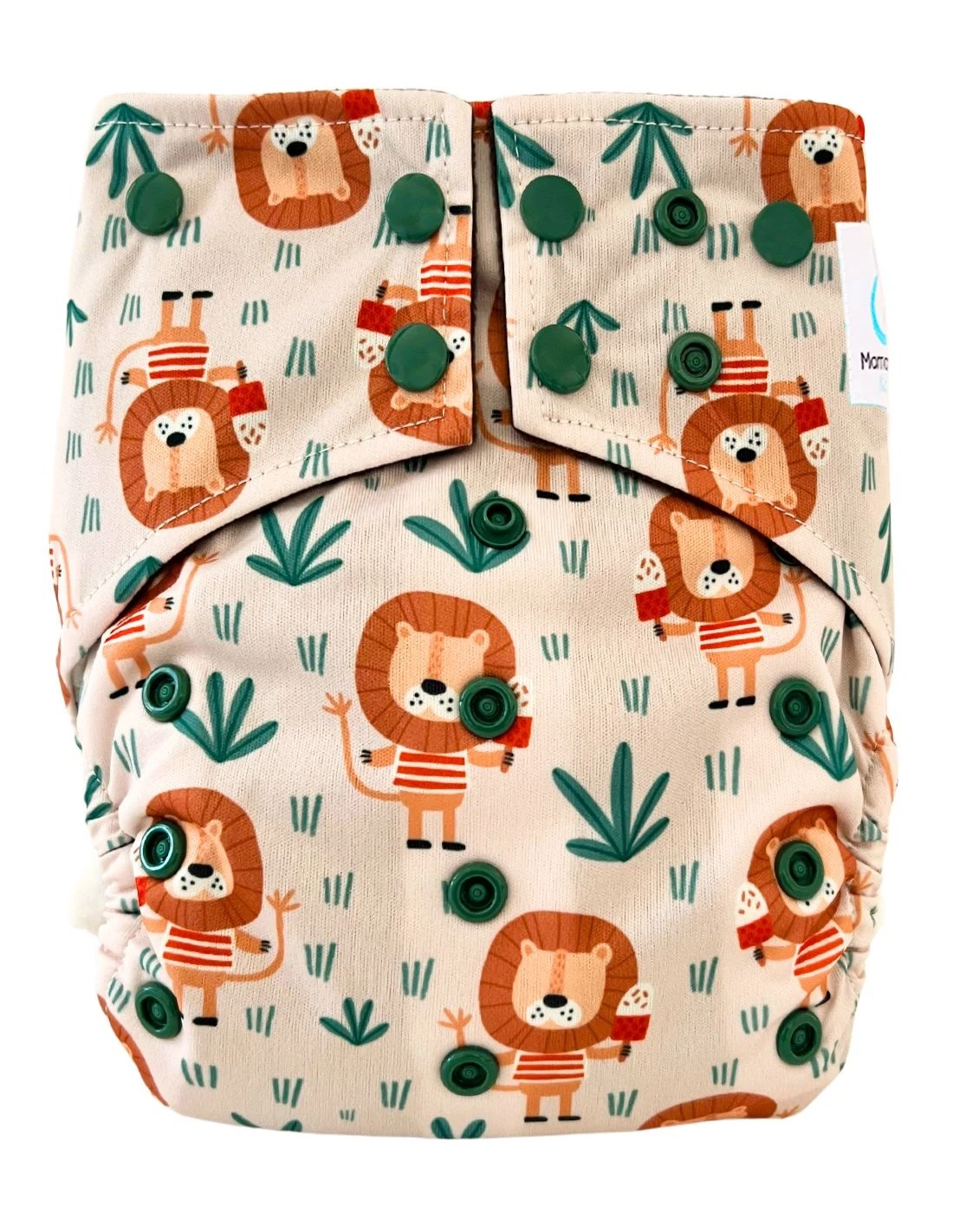 Aaron Le Lion - Couche Lavable TE1 Intégrale En Bambou 1 Aaron Le Lion - Couche Lavable TE1 Intégrale En Bambou